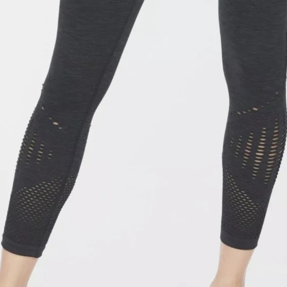 Athleta Halasana High Rise Seamless Tights Leggings In Charcoal Grey - Picture 4 of 9